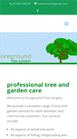Mobile Screenshot of foregroundtreesurgery.co.uk